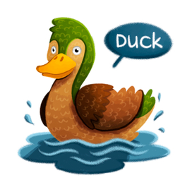 Животные: утка