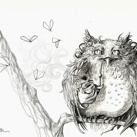 Задумчивый сов