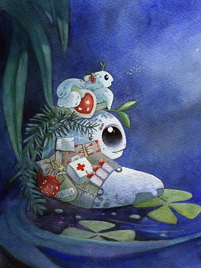 "Пиявочка переезжает"