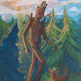 Леший в своих владениях