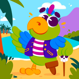 Попугай пират