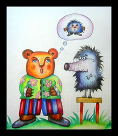 Ёжик и медведь