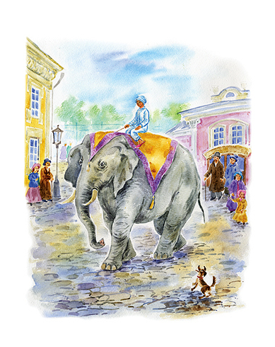 Басня И.Крылова " Слон и Моська "