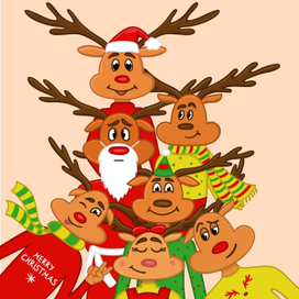 Рождественские олени