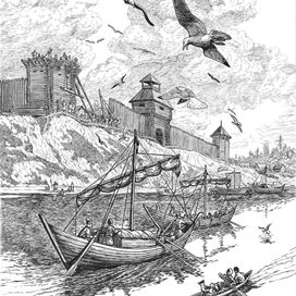 Основание Тарского острога в 1594 году.