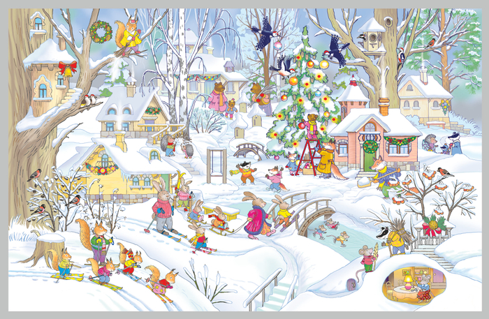 Сказочный лес. Зима.