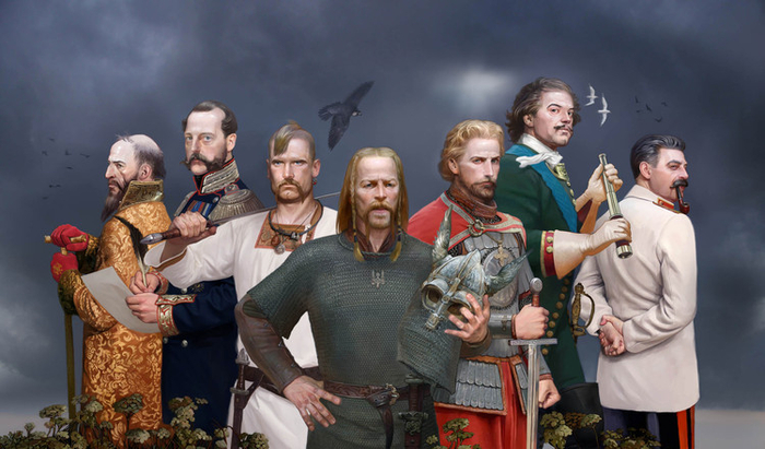 Многофигурный портрет.