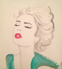 I like red lipstick!