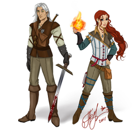 Геральт и Трисс