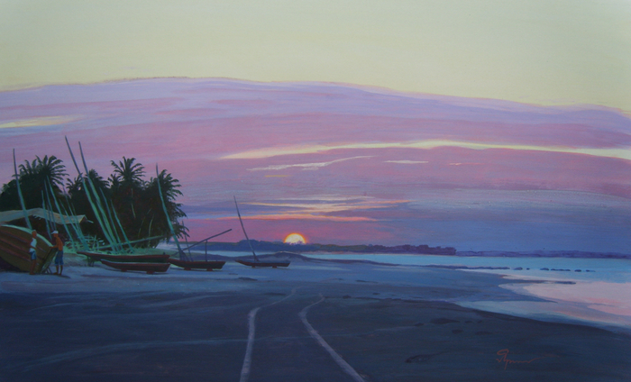 Последние минуты уходящего дня