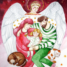 Иллюстрация к "Колыбельной" Т.Осинцевой