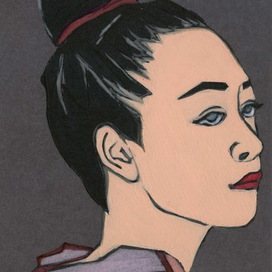 Скромная девушка