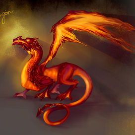 Flame dragon