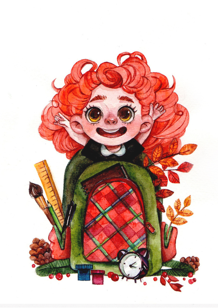 Девочка-осень