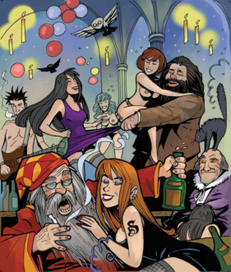 Иллюстрация для журнала Кинопарк