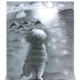 Малыш увидел море