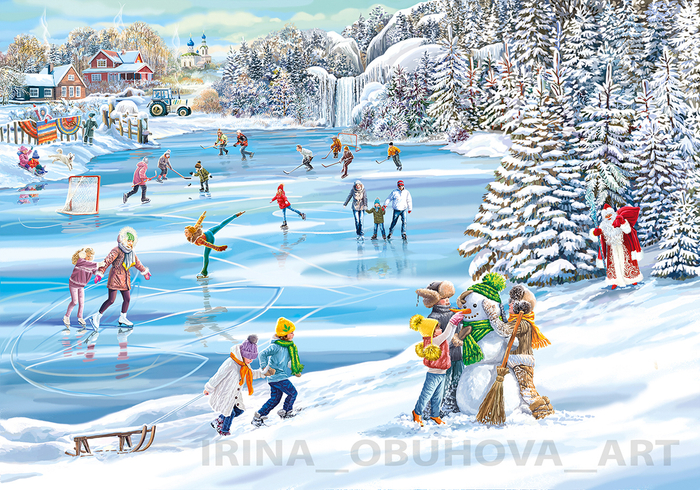 Зимние гулянья.