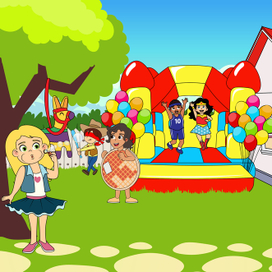 Иллюстрация к детской книге "The Hidden Hero"