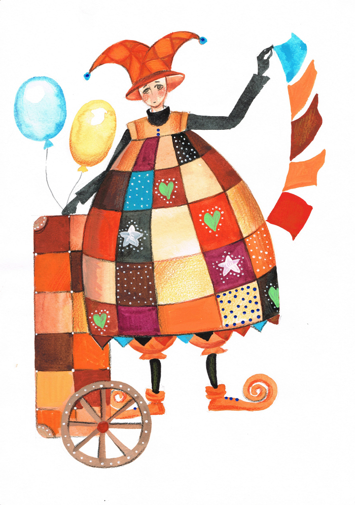 Эскиз костюма к сп-лю "Теремок"