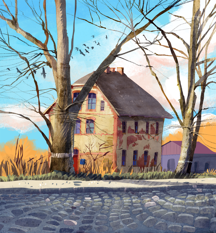 Дом в Пятидорожном (бывшем Бладиау)