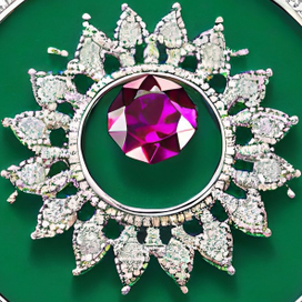 Броши из драгоценных камней.