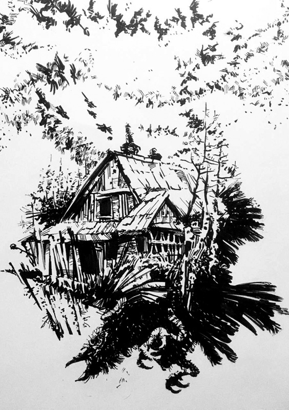 «First ten minutes after the violent death of the witch”/ Murmuring