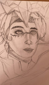 Космическая дева (Стилизация портрета под персонажей игр)