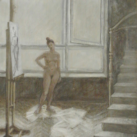 Модель у окна