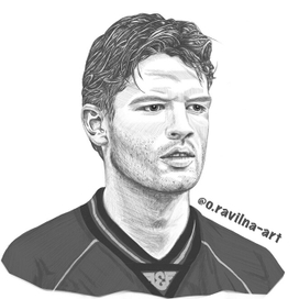 Постер. Графика. Карандаш. Принт. Портрет