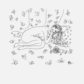 Обнаженная со львом