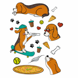 Стикерпак “собачки”