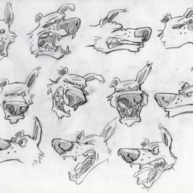 Разработка персонажей к м\ф "Белка и Стрелка. Звездные собаки"