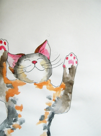 спящий котик