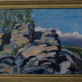 Скалы. Этюд