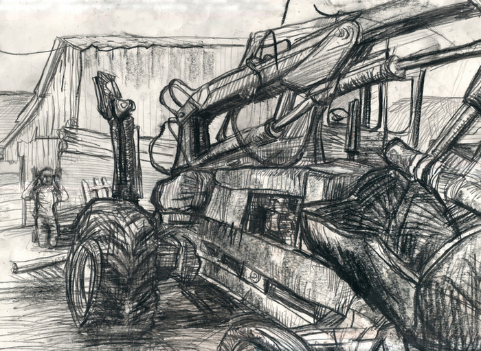 деревня Батыр\молитва трактавру