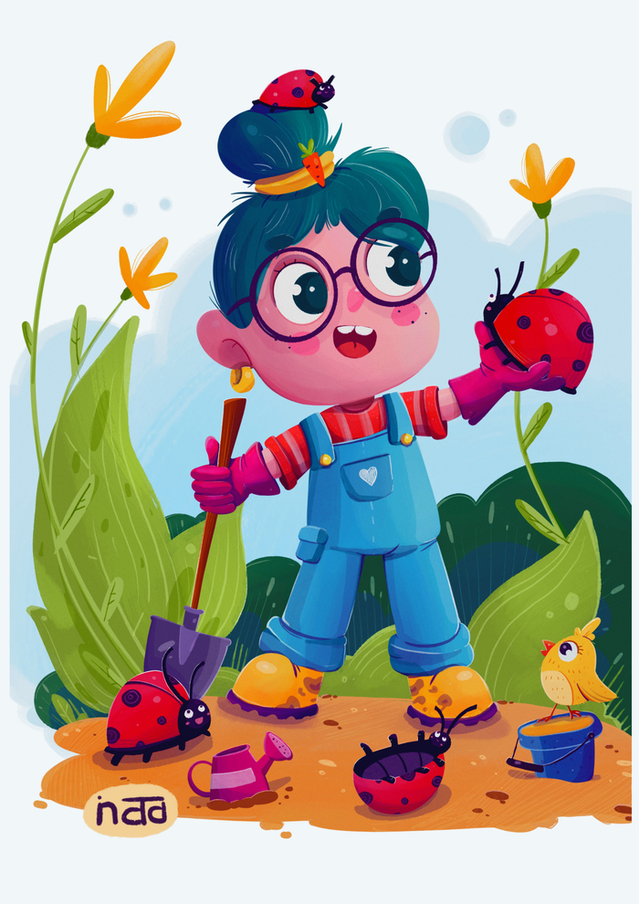 С букашками 