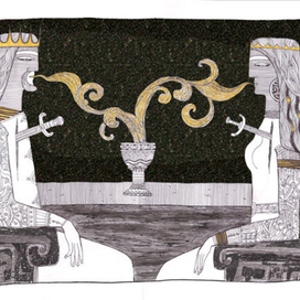 Дорога сна. Илл. к песне группы "Мельница"