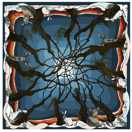 Среди деревьев