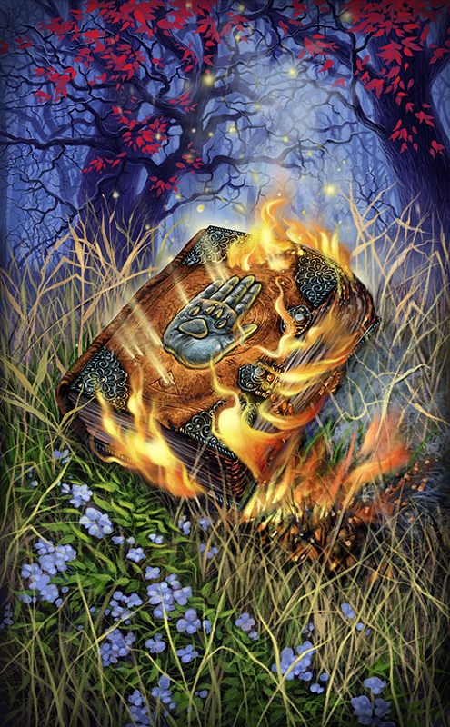 Обложка к роману фэнтези для издательства Аквилегия