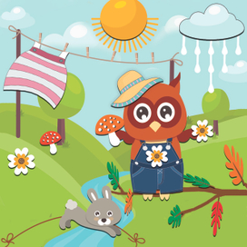 обложка для детской мягкой книжки