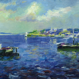 копия этюда Левитана 2