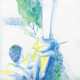 Иллюстрация к повести "Комп и компания"