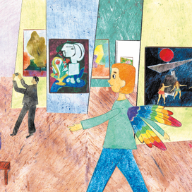 Иллюстрации для детского журнала "Радуга"