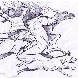 Золото скифов. Эскиз