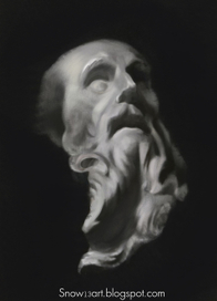 Гипсовая голова