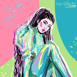 Fashion иллюстрация 