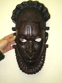 Копия африканской маски (из бумаги)