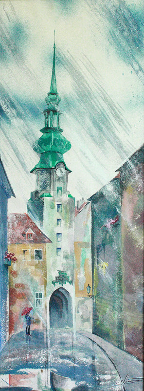 Братислава,дождик и отличное настроение)