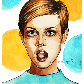 Портрет Твигги