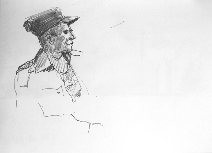 В электричке